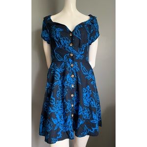 Free People : a thing called love floral mini dress